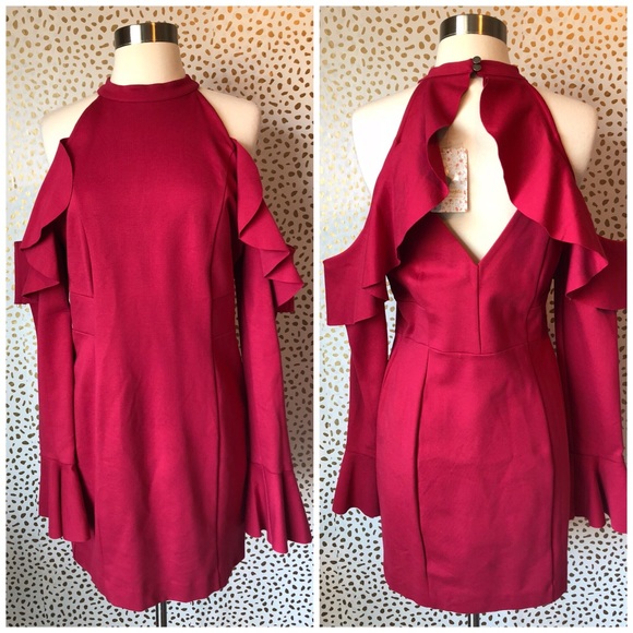 NWOT Free People Cold Shoulder Bodycon Dress - Picture 2 of 5